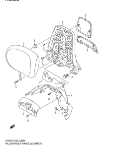 AN400 Ручка пассажира
