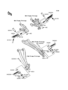 ZX1000 Подножки