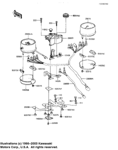 KZ1100 Спидометр