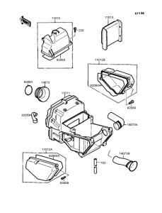 EX400 Воздушный фильтр