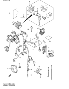 VL800 Жгут проводов