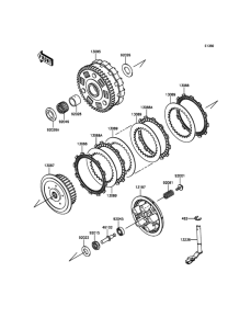 VN900 Сцепление