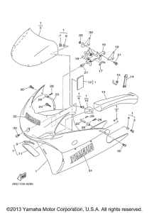 TZ250M Обтекатели