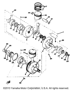 XS650_2F - 1979 Crank-piston