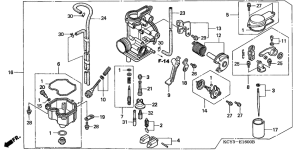 XR400R Carburetor assy