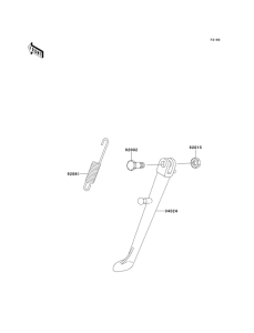 EL250 Подножка