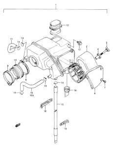 DR650 Воздухоочиститель