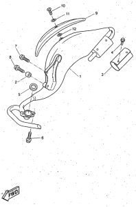 YQ50 Выхлопная система