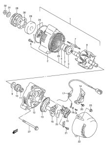 GSX750 Альтернатор