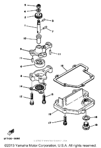 TZ250J Масляный насос