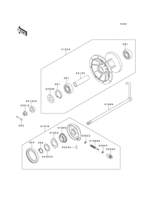  Переднее колесо