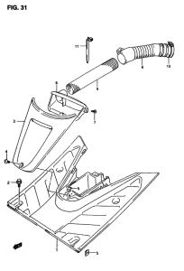 AP50 Щиток облицовочный задний