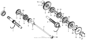 XL175 Трансмиссия