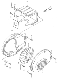 AY50 Вентилятор охлаждения
