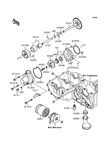 ZR1000 Масляный насос и фильтр