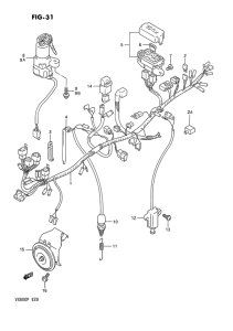 VX800 Жгут проводов