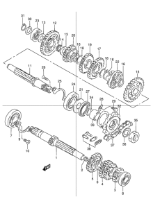 TU125 Трансмиссия