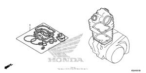 CRF100F Комплекты прокладок