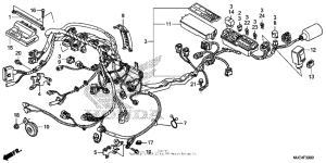 CBR600RR (ABS) Жгут проводов
