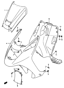 AP50 Front leg shield
