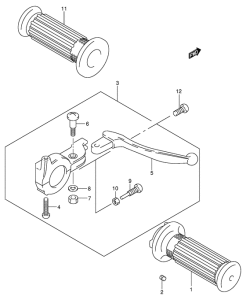 JR50 Рулевой рычаг