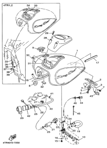 XVS400 ﾌﾕｴﾙﾀﾝｸ