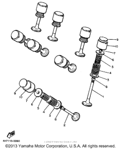 XJ650LJ Клапана