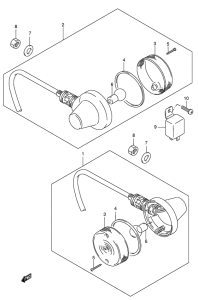 TS185 Поворотники
