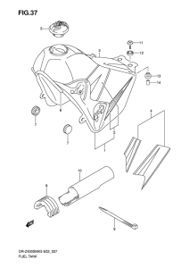 DR-Z400 Tank fuel