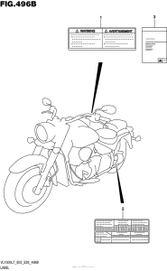 VL1500T Label (Vl1500Bl7 E28)