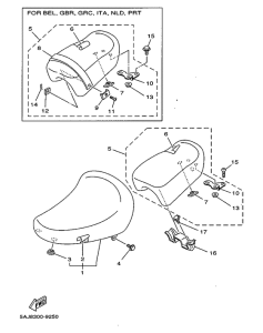 XV125 Сиденье