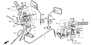 CH125 Cable / handle lever / switch