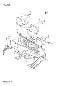 AN650 (ABS) Багажник передний