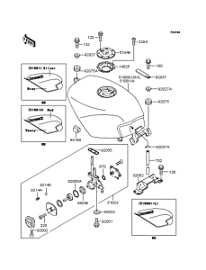 EX250 Топливный бак