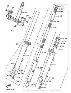 XV750 Передняя вилка