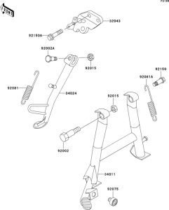 EX250 Подножка