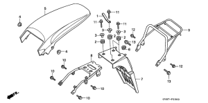 CRM50R Заднее крыло