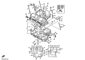 XJR1300 ｸﾗﾝｸｹｰｽ