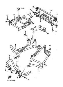 XVZ13DA Engine low cover assy zincated