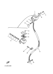 SR250 Bomba de freno