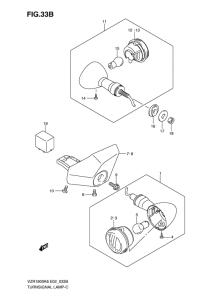 VZR1800 Поворотники