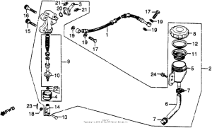 CBX Задний тормозной цилиндр