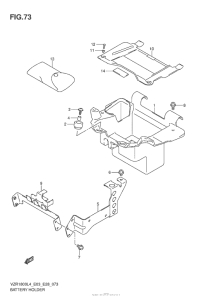VZR1800Z Battery Holder