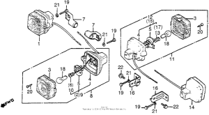 TG50 Задний фонарь