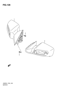 AN650 (ABS) Зеркало