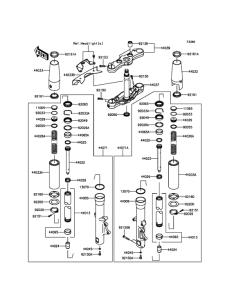 VN1700 Передняя вилка