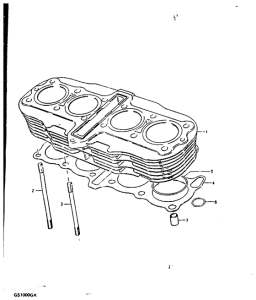 GS1000 Цилиндр