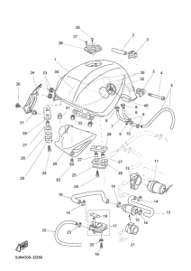 BT1100 Топливный бак