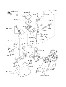 EX650 Главный тормозной цилиндр