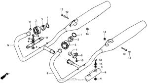CMX450 Глушитель